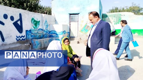 بازدید مدیر آموزش و پرورش شهرستان کلات از مدارس روستاهای مرزی 