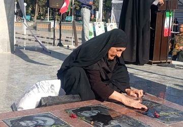 گرامیداشت یاد شهدا با غبارروبی مزارهای دفاع مقدس