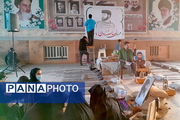 برگزاری اولین سالگرد شهادت شهید دهه هشتادی مدافع امنیت 