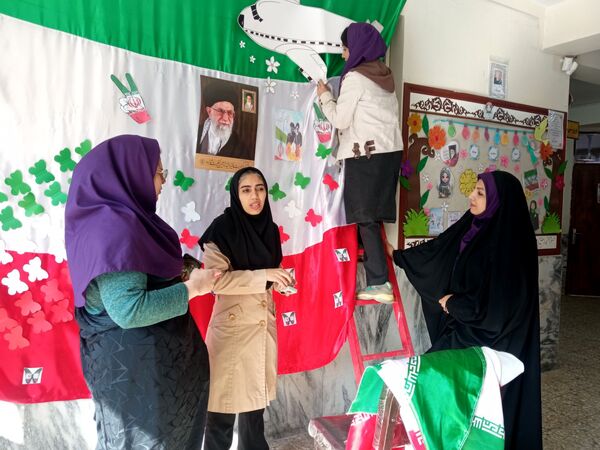 فضاسازی مدرسه نرجس 1 و 2 