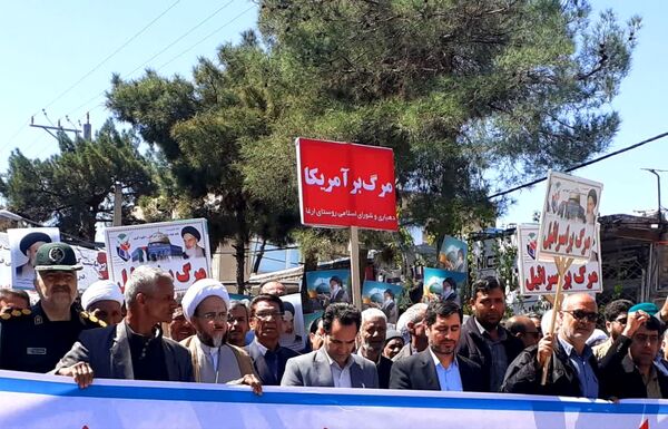راهپیمایی باشکوه روز جهانی قدس در شهرستان خلیل‌آباد
