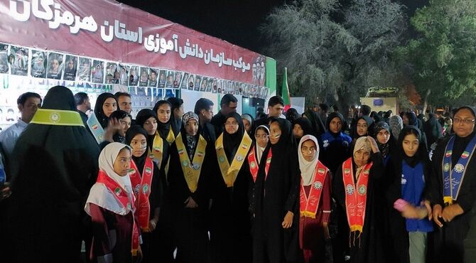 دانش‌آموز خبرنگاران و پیشتازان هرمزگان، میزبانان افتخار در موکب سازمان دانش‌آموزی