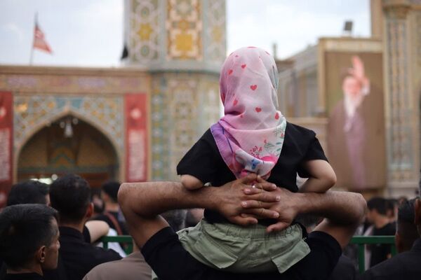 حضور دسته جات عزاداری سالروز شهادت امام حسن مجتبی(ع) در حرم بانوی کرامت