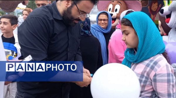 جشن دو کیلومتری عید غدیر در آمل