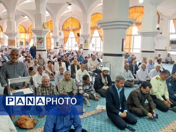 نماز عبادی سیاسی جمعه در شهرستان خلیل‌آباد