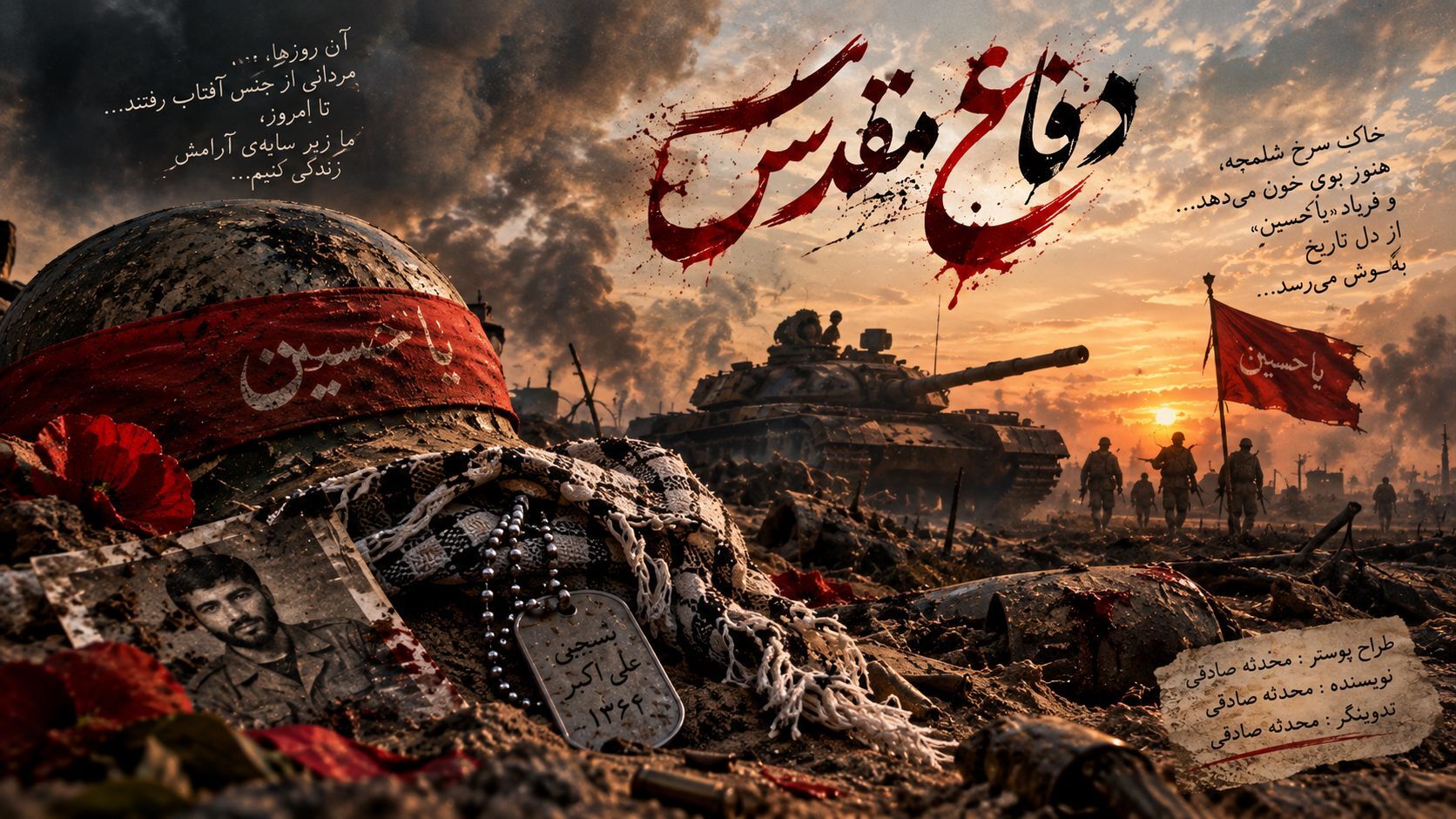 دفاع مقدس از قاب کلمات