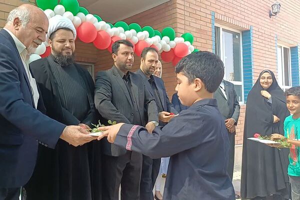 آیین افتتاحیه مدرسه 6 کلاسه روستای حسین آباد دفتری شهرستان ورامین