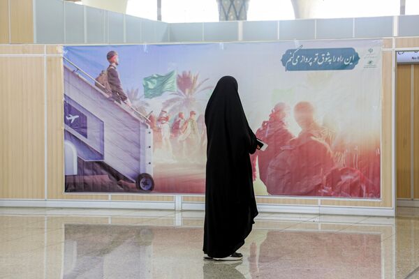 اعزام مسافران اربعینی از فرودگاه شهید بهشتی اصفهان به نجف اشرف