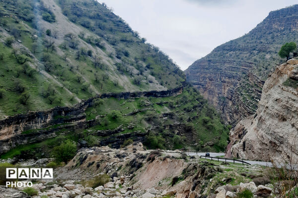 طبیعت روستای بیدله به هنگام بهار