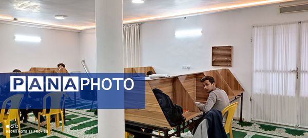 قرائت خانه دبیرستان نمونه آیت‌الله خامنه ای؛ مکانی ایمن و مجهز برای درس خواندن دانش آموزان 