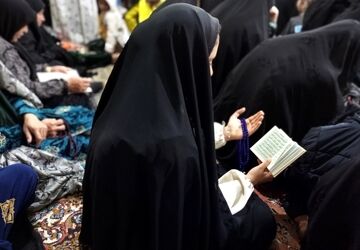 شبِ اشک و اجابت در مسجدالرضا رفن
