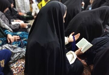 شبِ اشک و اجابت در مسجدالرضا رفن