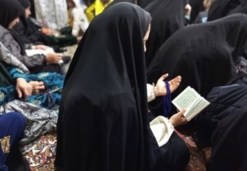 شبِ اشک و اجابت در مسجدالرضا رفن