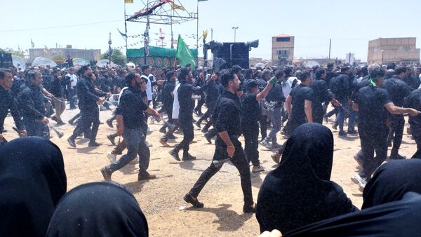 برگزاری مراسم عزاداری ظهر عاشورا در خلیل آباد 
