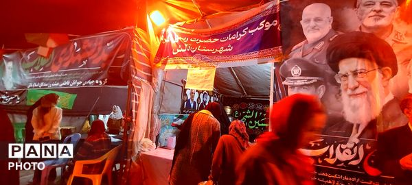 شور همکاری و همدلی مردم تالش در برپایی موکب‌ها