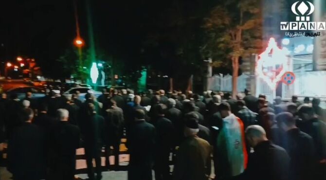 تجلی همدلی و انتظار؛ طنین دعای فرج در جوار بقعه آیت‌الله فاضل گروسی