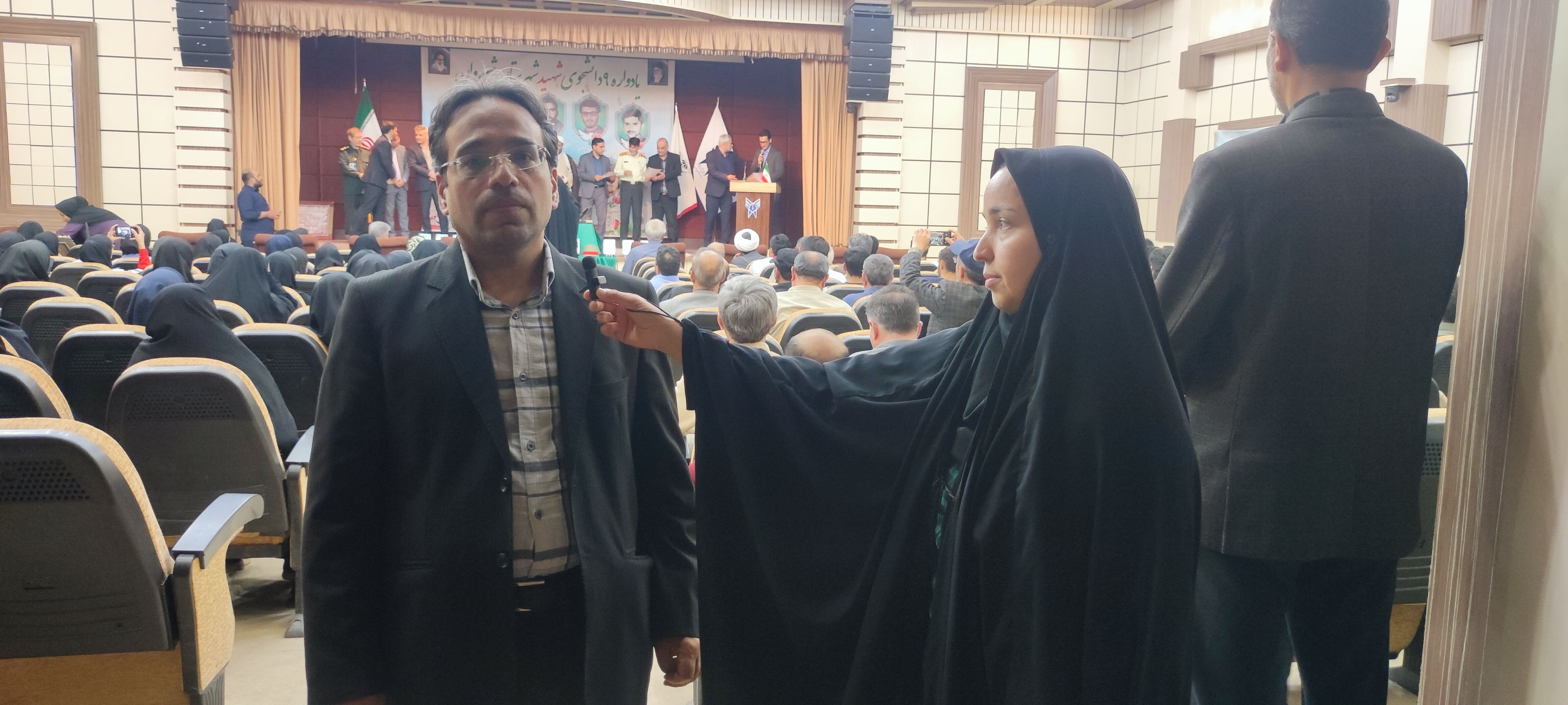 برگزاری چهارمین یادواره ۹ دانشجوی شهید در دانشگاه آزاد اسلامی شیروان