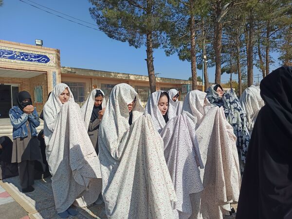 برگزاری نماز باران در شهرستان کاشمر