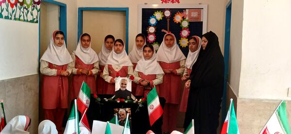 پنجمین سالگرد شهادت سردار دلها در دبستان سمیه