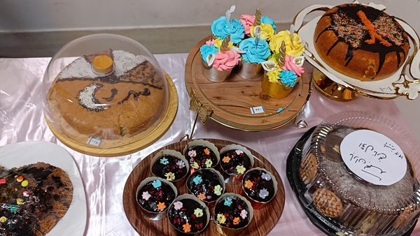 جشنواره کیک و شیرینی در مدرسه مهر و ماه آشخانه 