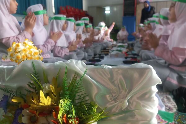 جشن مهدوی کلاس دومی‌های دبستان شهید جواد سرافراز