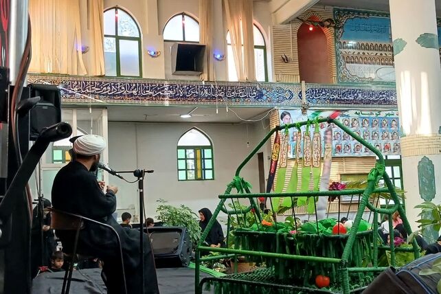 همایش شیرخوارگان حسینی در مسجد شهدا شهرستان کوهپایه