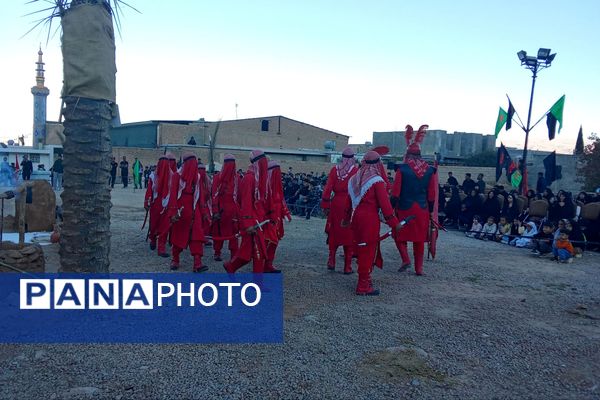 اجرای تعزیه شهادت حضرت زهرا (س) در روستای ظفرآباد شیراز