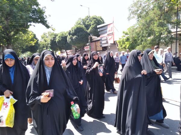 راهپیمایی مردم قزوین در جمعه خشم ونصر 