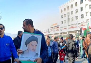 حضوری باورنکردنی در راهپیمایی روز قدس مشهد