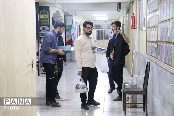 راه اندازی موکب راه نور سازمان دانش آموزی