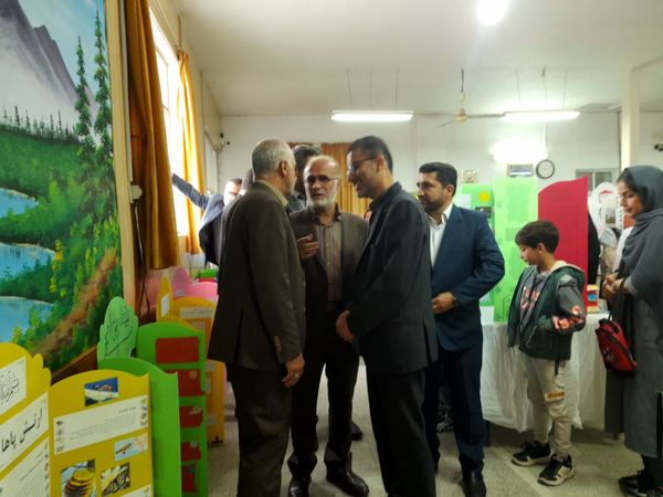 نمایشگاه طرح جابر در دبیرستان بیت المقدس قائمشهر