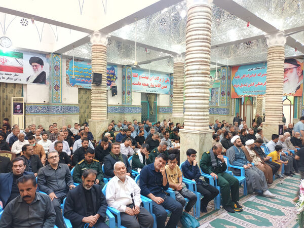  مراسم سوگواری شهادت آیت‌الله سید ابراهیم رئیسی و هیات همراه ایشان در بهبهان