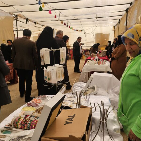  بازارچه صنایع‌دستی و مشاغل خانگی افتتاح شد
