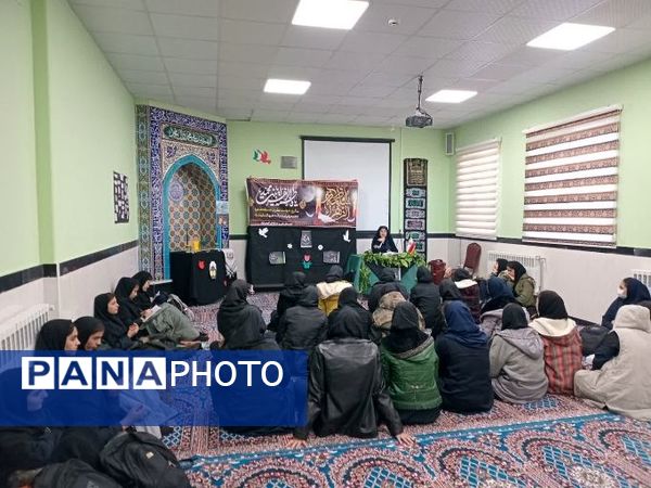مراسم عزاداری ایام فاطمیه در هنرستان گوهرشاد شیروان