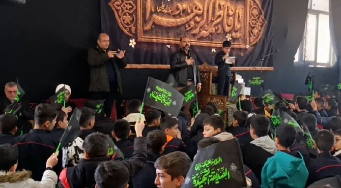 عزاداری نوگلان فاطمی در شهرستان خلخال 