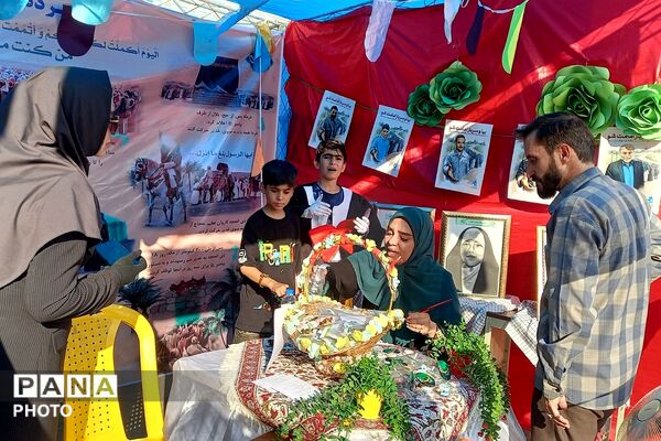 برپایی غرفه های مهدویت، فرهنگی هنری، بهداشت - سلامت، ورزشی و بسیج فرهنگیان در چهاردانگه