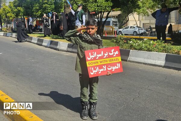 راهپیمایی جان‌فدایان ایران در شیراز - 3