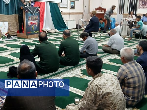 یادواره شهدای شهرستان خلیل‌آباد در مسجد نبی 