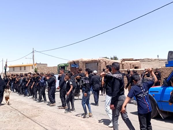 عزاداری سیدالشهدا در روستا نوری 