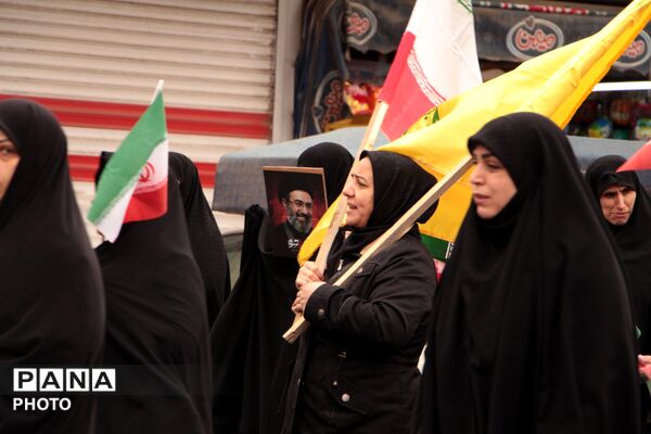 حضور حداکثری مردم و فرهنگیان اسلامشهر در راهپیمایی روز جهانی قدس 