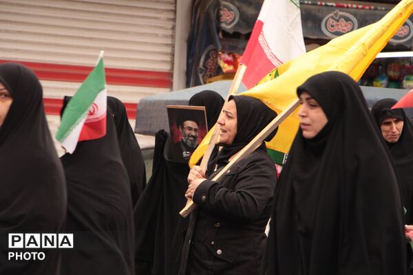 حضور حداکثری مردم و فرهنگیان اسلامشهر در راهپیمایی روز جهانی قدس 