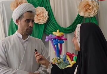 برپایی جشن غدیر در دارالقرآن بشری قم