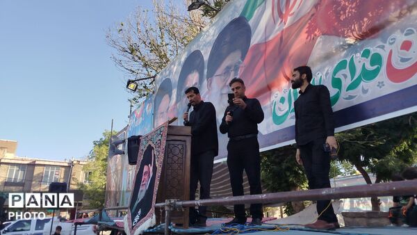 نورآباد در سوگ تاسوعای حسینی غرق در ماتم شد