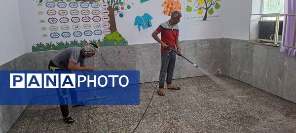 اجرای طرح « شهید عجمیان » الگویی موفق در شاداب‌سازی مدارس فین