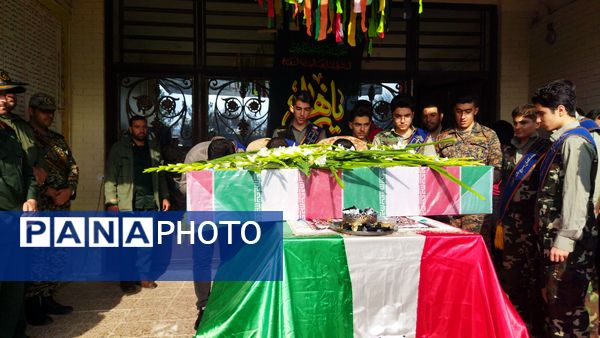 وداع شور انگیز با شهید گمنام در مدارس شهرستان اسکو