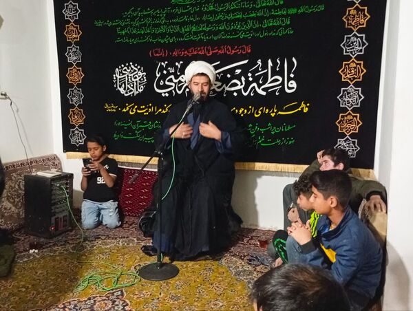 مراسم عزاداری ایام  فاطمیه در موکب مردمی شاهزاده علی اصغر فدافن 