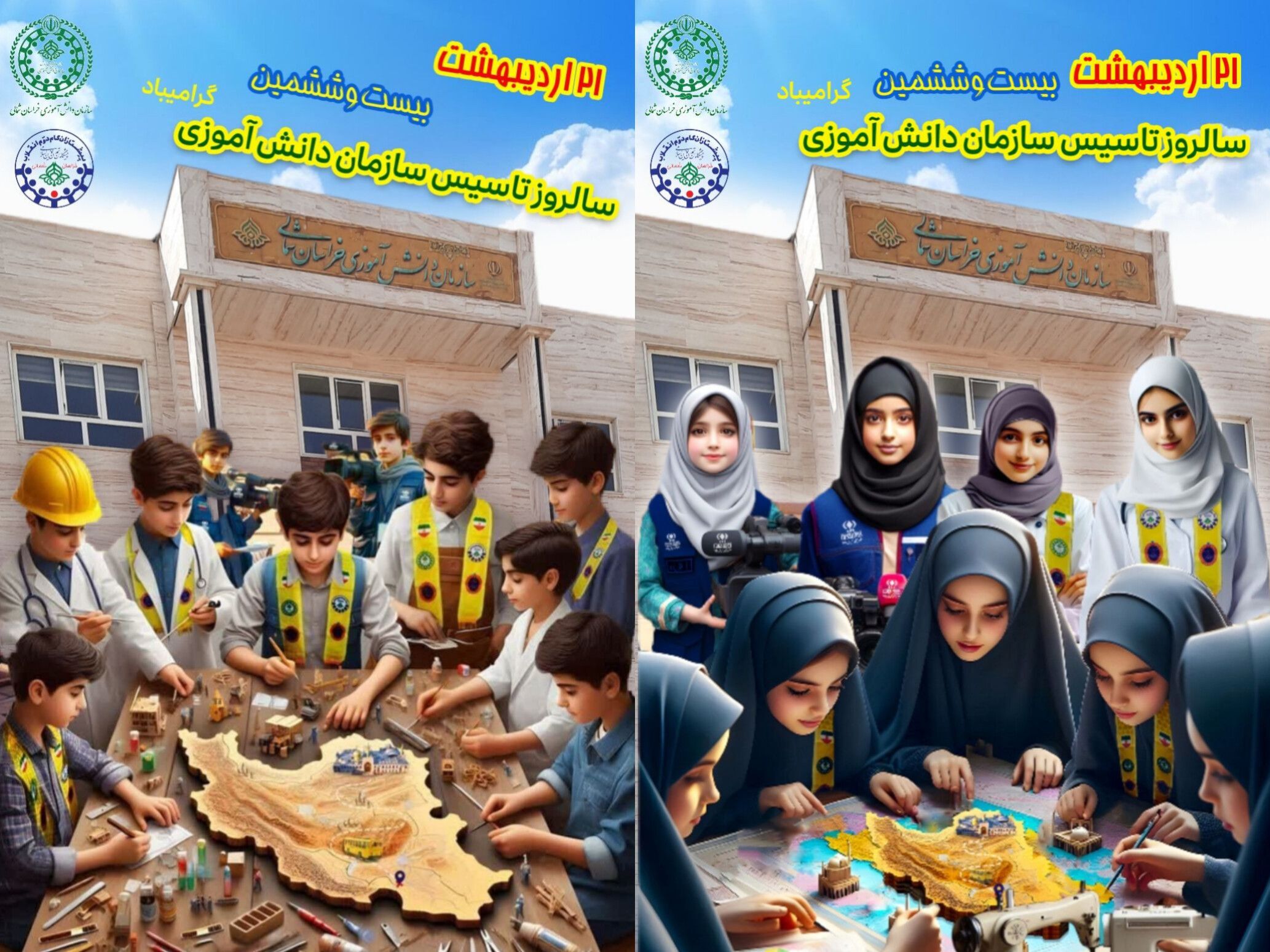 پیام مدیر سازمان دانش آموزی خراسان شمالی به مناسبت سالروز تاسیس سازمان دانش آموزی