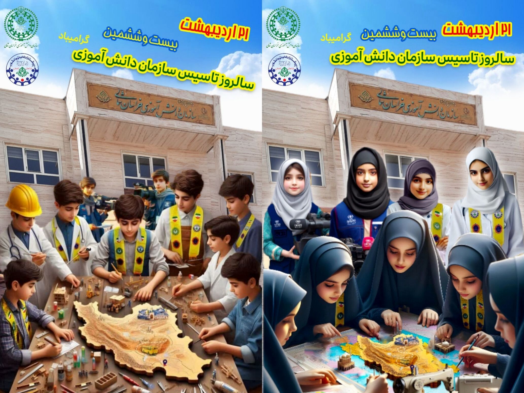 پیام مدیر سازمان دانش آموزی خراسان شمالی به مناسبت سالروز تاسیس سازمان دانش آموزی