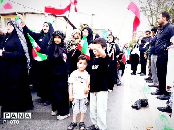 نمایش عظیم اقتدار ملی شهرستان کردکوی