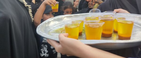 مراسم عزاداری امام حسین‌‌(ع) در روستای باغات